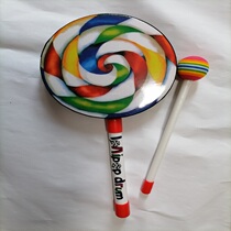 Orff musical instrument childrens lollipop drum 6 inches