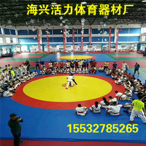 Wrestling mat cover single PVC non-slip competition cover cloth judo mat martial arts sanda boxing fight taekwondo cover