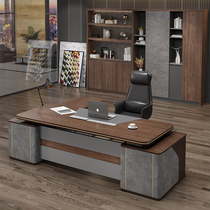 Office furniture luxury boss table commercial president table simple modern large-scale table manager desk and chair combination