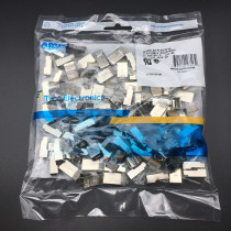 Amp superfive type shielding crystal head AMP crystal head RJ45 100 trillion 5 class 8P8C network wire metal connection head