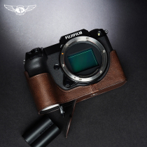 TP original leather Fuji GFX100S camera bag leather case GFX50Sii second generation protective cover cowhide handle