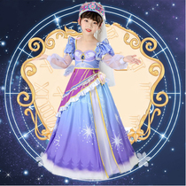 Childrens Ye Ri Li Princess Leia dress time Princess ShiJasmine Long dress Motha photoYing Dresses Adult performance clothes