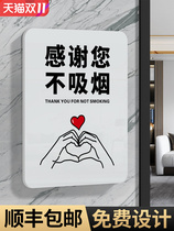 Acrylic thank you for not smoking no smoking no smoking warm reminder warning sign hotel shopping mall supermarket smoke-free