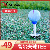 Xnells Korea imported multifunctional golf tee plastic direction golf nail seat height adjustment