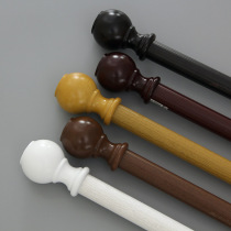 Deyu curtain rod Roman Rod single rod double rod manganese steel alloy nano silencer selection accessories