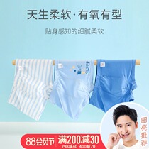 Childrens underwear ice silk boys boxer shorts thin boys modal boxer shorts summer breathable baby underpants