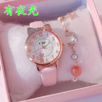 Childrens watch female pointer waterproof anti-drop girl cartoon children child baby girl Primary School electronic watch