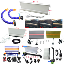 Body dent-free sheet metal repair pit detection tool LED light car depression repair leveling lamp paint-free