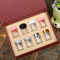 30 diameter glass bottle combination set Flower tea health products high-grade clamshell packaging box wishing bottle