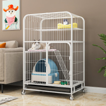 Cat cage Villa household large free space with toilet cat empty cage Indoor small two-story cat house Cat nest