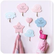 Creative sticky hook strong load-bearing non-perforated cartoon cute adhesive hook Wall Wall bathroom sticky hook