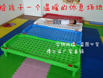 Kindergarten special afternoon bed baby children lunch bed stacked bed thickened environmental protection plastic injection small bed