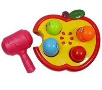 Knock insects tap fruit worms gophers game machines hand eye brain coordination intelligence beating toys