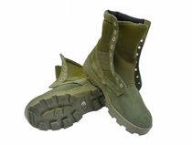 Suede Combat Boots