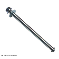 Applicable to GW250 motorcycle rear axle rear axle nut flat pad rear axle right chain adjuster washer rear axle