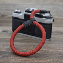 Camera wristband Camera hand rope Micro single hand wristband Suitable for Sony a7m3 Canon m6 Leica Polaroid Fuji xt3 portable mountaineering wristband SLR accessories Mobile phone anti-loss lanyard Simple