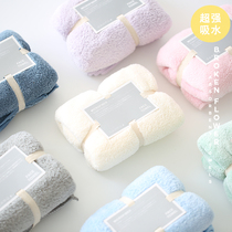 Dormitory household macaron super soft and strong absorbent towel quick-drying washing face washing towel couple female dry hair towel