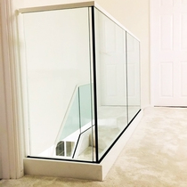 Glass railing frameless balcony loft villa terrace indoor and outdoor partition stair handrail stainless steel custom guardrail