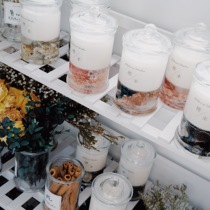 ElehorseStudio aromatherapy candles 1-6 dried flower specimen series handmade ornaments gift companion gift