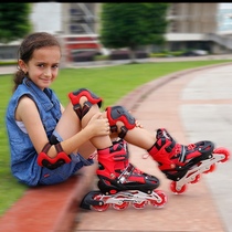 3-4-6-8-10-12-year-old childrens skates adjustable glitter Boys and Girls Roller Skates roller skates