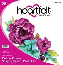Heartfelt Creations 12 inch flower special cardboard White 25 HCPP1-468