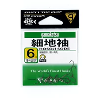 [伽玛卡兹细地袖鱼钩日本gamakatsu超轻量冬钓鲫鱼麦穗白条钩12030]