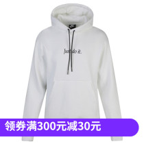 NIKE NSW HOODIE FLC men hooded plus velvet sweatshirt CI9407-100