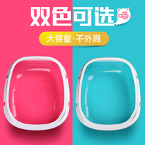 Cat litter basin anti-splashing full semi-enclosed large cat toilet cat sandbowl cat litter basin cat supplies deodorant