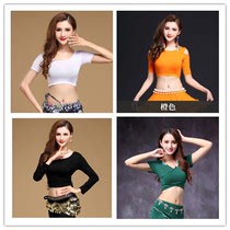 Belly dance jacket Spring and summer Indian dance practice uniforms New belly dance costume Modal top