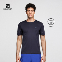 salomon salomon Men Lightweight T-shirt 2021 Summer New Sport Quick Dry Short Sleeve AGILE SS TEE
