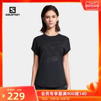 salomon salomon womens short sleeve T-shirt 2021 summer new outdoor breathable top