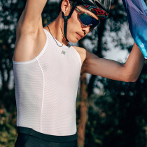 Maison Lanlan sports riding short sleeve vest men and women Summer speed dry base fir perspiration close-fitting blouses