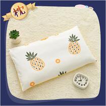 Childrens pillow kindergarten dedicated primary school students breathable cute cotton baby pillow core nap neck head type
