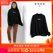 Happy House Maternity Clothes Top 2021 New Tide Fashion High Neck Irregular Loose Women Women Autumn Winter