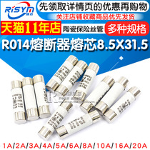 R014 Fuse 8 5X31 5 fusible core RT19 RT14 ceramic fuse 1A2A3A4A5A16A20A