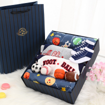 Summer and autumn newborn gift box gift high-end supplies Newborn baby clothes set Newborn meet the full moon gift