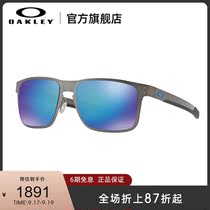 Oakley Oakley metal frame skeet sharp polarized glasses casual sun glasses OO4123 HOLBROOK