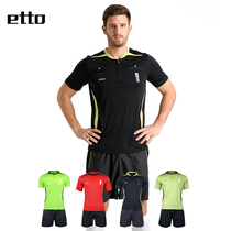 etto referee uniform Football match fans team sports match training Mens jersey Professional suit Short sleeve