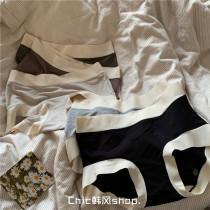 {4 strips of clothing} Naked Sleep Comfort Inspired middle waist butterfly knot large pp No scratches underwear 60 fine and pro-skin bacteriostatic