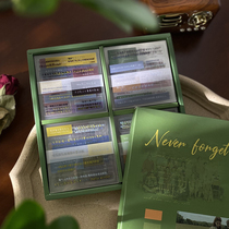 Inspirational text hand account sticker set ins wind cute art hand account material decoration PVC waterproof small stickers