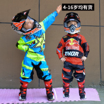 Childrens Thor off-road suit Motorcycle riding suit racing suit Bicycle scooter balance car riding suit