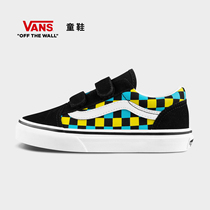 Vans Van Scouts shoes Official CUHK Scout chessboard Gboys girls Low Canvas Shoes Board Shoes