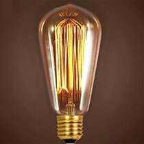 Edison bulb E27 screw Port retro tungsten light source creative art personality decorative incandescent lamp warm light chandelier