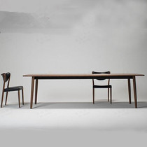 Nordic solid wood large conference table Long table Simple office desk desk Computer desk Designer training table Workbench