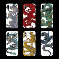 ATRENDS × Solo artist min paper Dragon series original mobile phone case