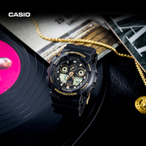 casios flagship store GA-100GBX male student waterproof watch Casio official G-Shock