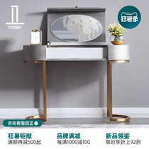 Wesley American light luxury solid wood dresser Bedroom creative clamshell makeup mirror dresser storage cabinet one C1