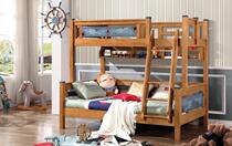 Qin wooden house TQ999 solid wood bunk bed 1 35 meters