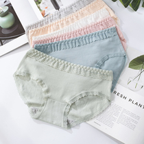 Simple fashion underwear women summer thin cotton sexy ladies low waist cotton girl comfortable triangle shorts