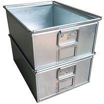 Iron box tin box small custom sub transport metal thick large industrial rectangular storage turnover box tool box